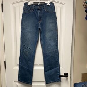 Carhartt Blue Relaxed Jeans with Faded Wash